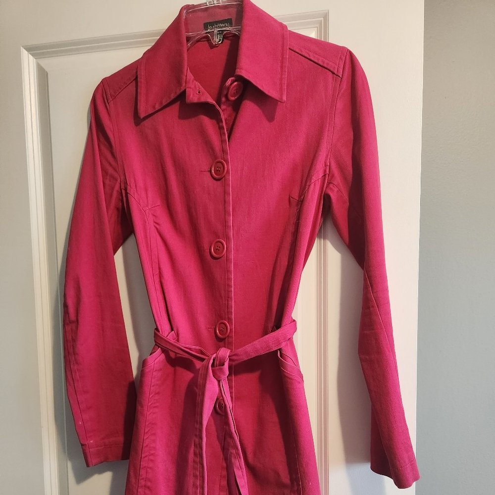 Pink Trench Coat